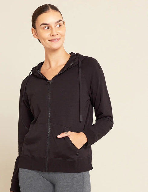 Image of Boody womens black hoodie