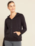 Image of Boody womens black hoodie