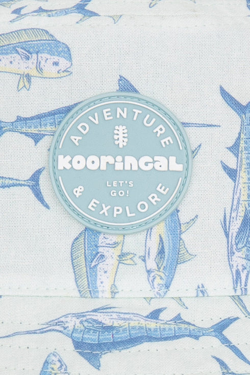 Kooringal Boy's Bucket Hat Karuah in Mint, view 3