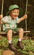 Kooringal Boy's Bucket Hat Palmy in Clover, view 2
