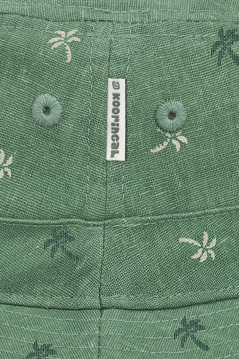 Kooringal Boy's Bucket Hat Palmy in Clover, view 3