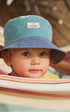 Kooringal Boy's Bucket Hat Swell in Denim Blue, view 2