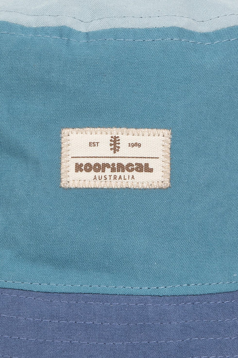 Kooringal Boy's Bucket Hat Swell in Denim Blue, view 3