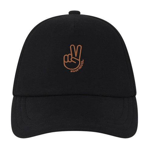 Kooringal Boy's Trucker Cap Torres in Black, front