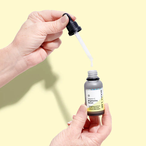 Image of Boost Lab Vitamin C brightening serum bottle
