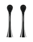 Hydrosonic Black is White CARBON Brush Heads Duo Pack-Curaprox-Matakana Pharmacy