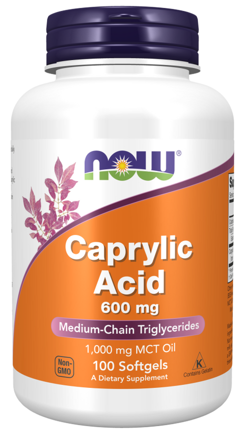 Image of Caprylic Acid 600mg 100sgcaps