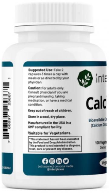 Image of Calcium2 100 caps suggested use