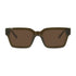 Wollumbin Cassowary men's sunglasses, forest frame with smoke polarised lens, front