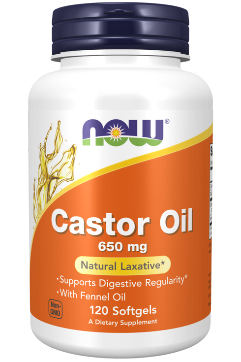 Image of Castor Oil 650mg 120sgcaps