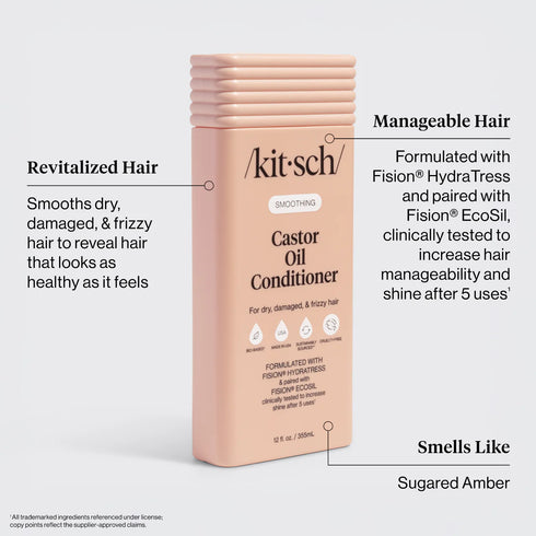 Smoothing Castor Oil Conditioner-KITSCH-Matakana Pharmacy