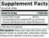 Image of Curcumin Complex supplement facts