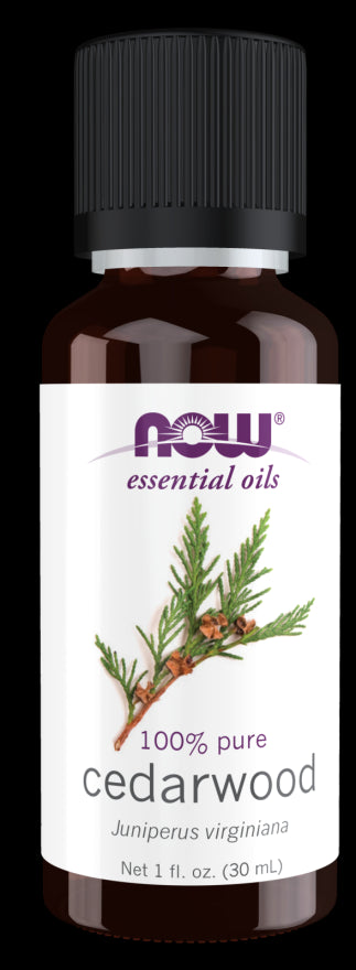 Image of NOW Pure CEDARWOOD OIL (Juniperus Virginiana) 30ml