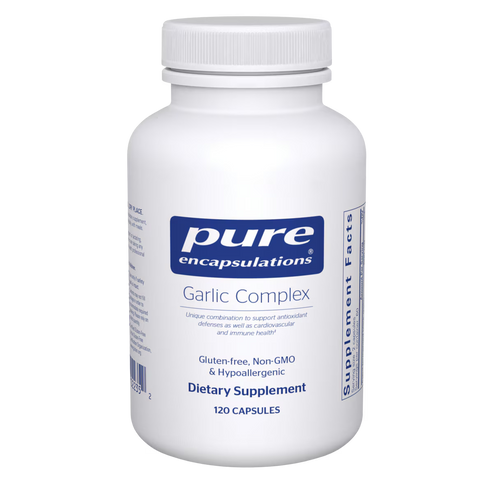 Garlic Complex 120 Capsules-Pure Encapsulations-Matakana Pharmacy