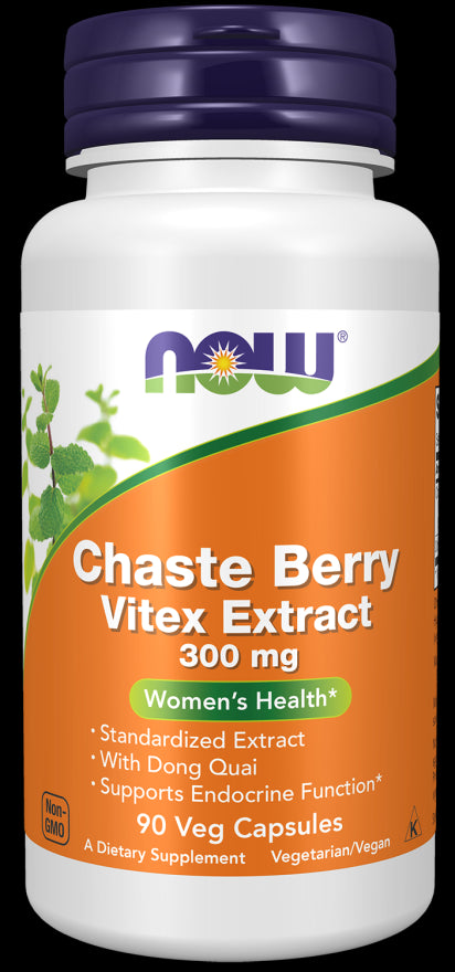 Image of Chaste Berry Vitex Extract 300mg 90vcaps