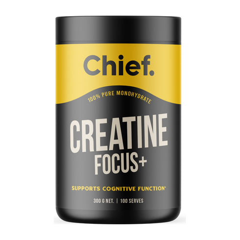 Chief Creatine Focus+ micronised creatine monohydrate 300g tub