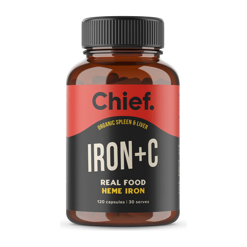 Chief Iron+C 120 capsules bottle