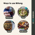 Ways to use Chief biltong: protein snack, salads, cooking and grazing plates