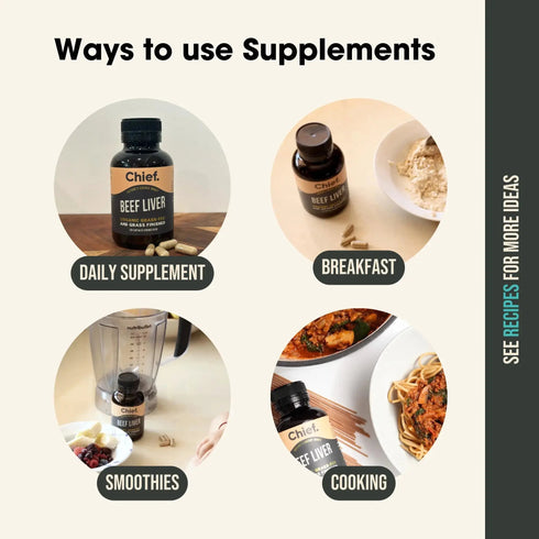Ways to use Chief organ supplements