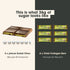 Sugar in a Dubai chocolate bar compared with Chief Choc Pistachio collagen bars