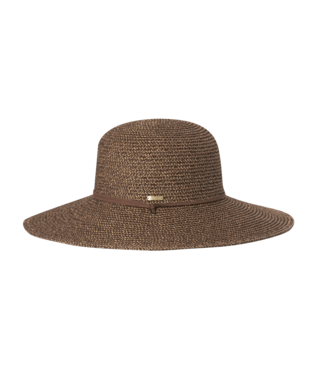 Image of Womens Genovieve Wide Brim Hat Chocolate OS