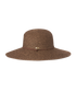 Image of Womens Genovieve Wide Brim Hat Chocolate OS