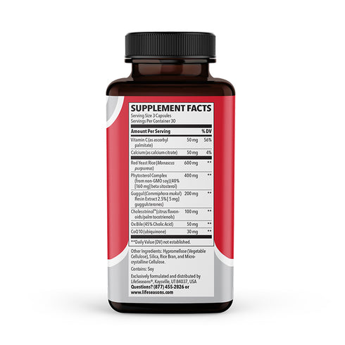 Image of Choles-T 90vcaps supplement facts