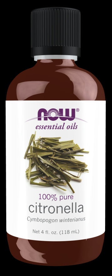 Image of NOW Pure CITRONELLA OIL (Cymbopogon Winterianus) 118ml