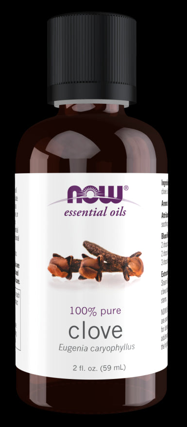 NOW Pure CLOVE OIL (Eugenia Caryophyllus) 59ml-Matakana Pharmacy