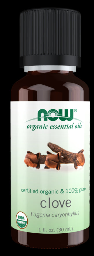 Image of NOW ORGANIC CLOVE OIL (Eugenia Caryophyllus) 30ml
