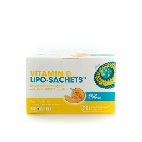 Lipo-Sachets Vitamin D Melon 30s