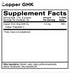 Copper GHK 30ml-Quicksilver Scientific-Matakana Pharmacy