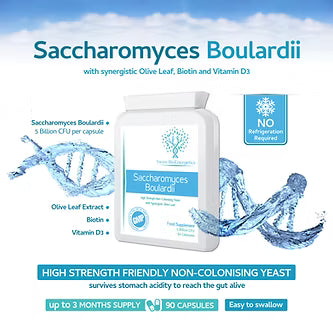 Saccharomyces Boulardii 90 Capsules