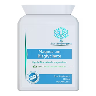 Magnesium Bisglycinate 500mg 90 Capsules-Swiss Bioenergetics-Matakana Pharmacy