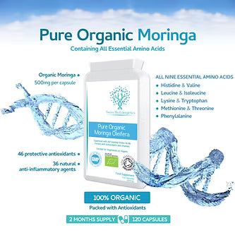 Organic Moringa Oleifera 120 Capsules