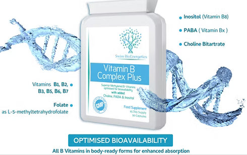 Vitamin B Complex Plus 90 Capsules