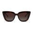 Wollumbin Daydream women's sunglasses, coconut frame with brown polarised lens, front