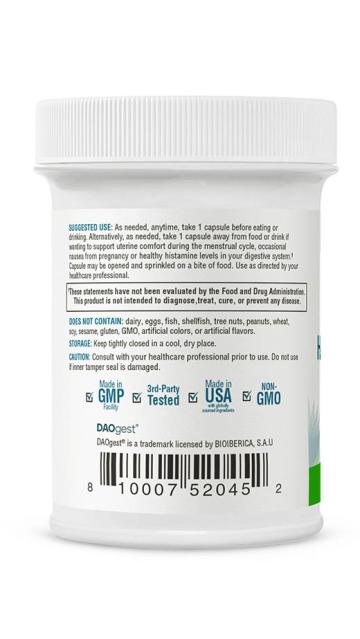 Histamine Digest / DAO Enzyme 90caps-Seeking Health-Matakana Pharmacy