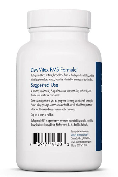 Image of DIM Vitex PMS Formula 60caps suggested use