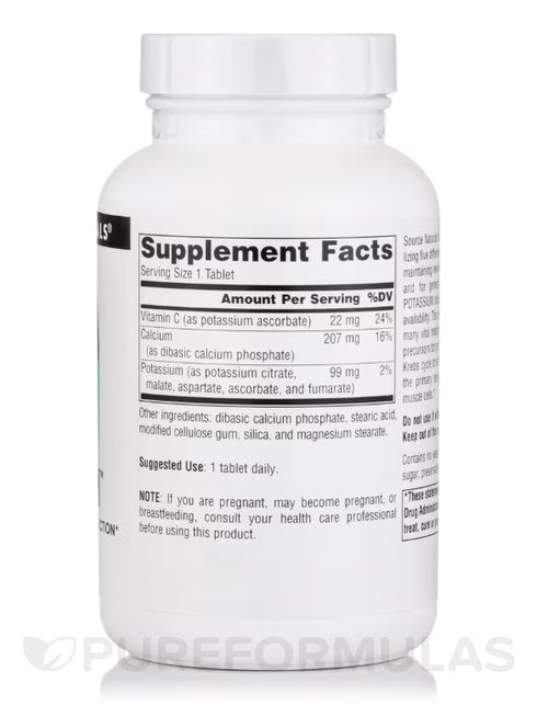 Ultra Potassium (99mg) 100t-Source Naturals-Matakana Pharmacy