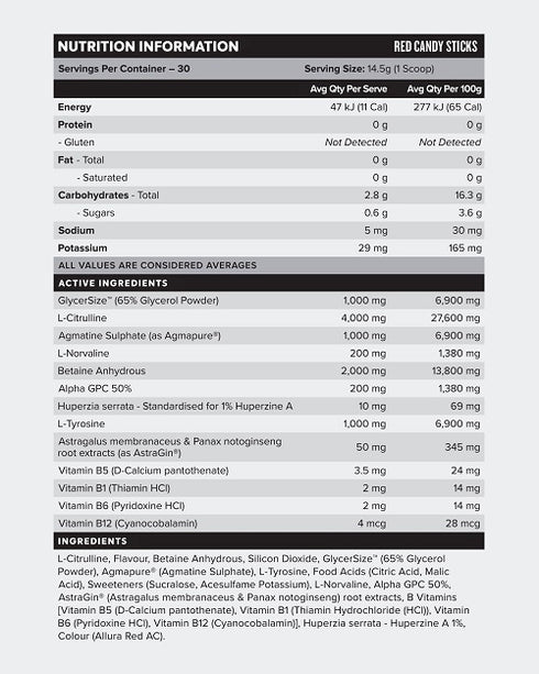Three D Caffeine Free Pre Workout Mango Passionfruit 450g-MuscleNation-Matakana Pharmacy