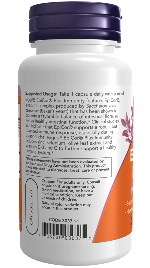 Image of EpiCor Plus Immunity 60vcaps suggested usage