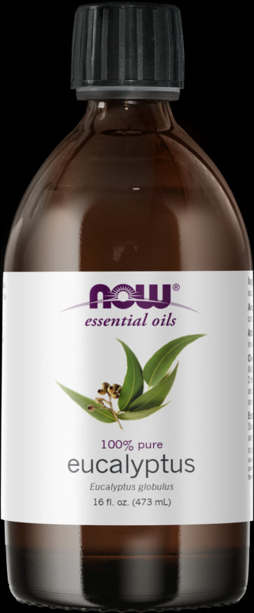 Image of NOW Pure EUCALYPTUS OIL (Eucalyptus Globulus) 473ml