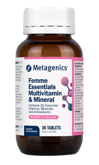 Femme Essentials 30s-Metagenics-Matakana Pharmacy