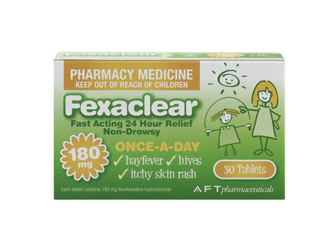 Image of FEXACLEAR Tablets 180mg 30s