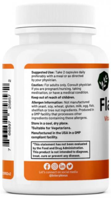 Image of Flavo PlexC 60 caps suggested use