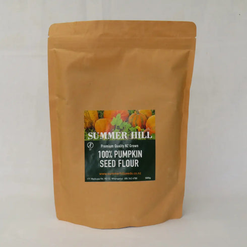 Pumpkin Seed Flour 500g | 100% NZ Grown-Summer Hill Seeds-Matakana Pharmacy