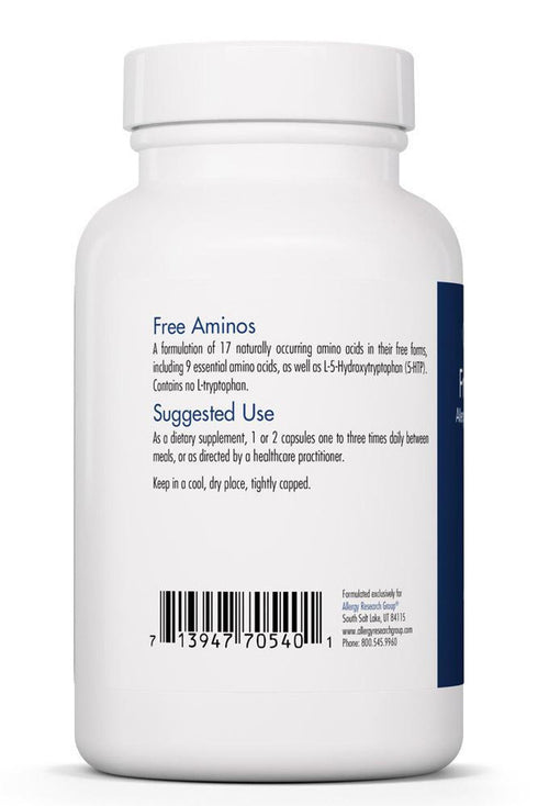 Image of Free Aminos 100caps suggested use