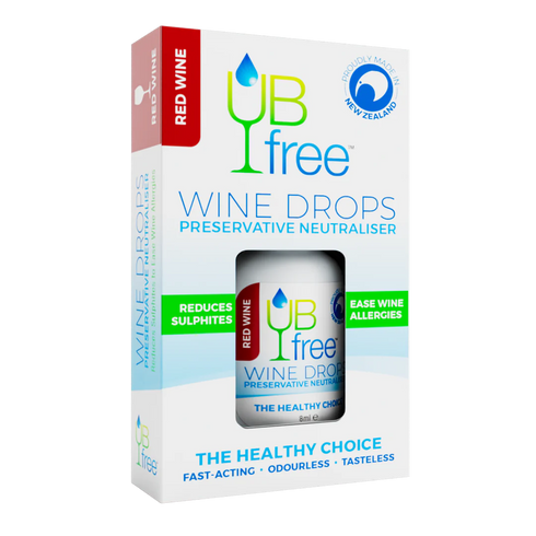Image of UB free Red Wine Drops 8ml in box