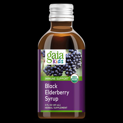 Image of GaiaKids Black Elderberry Syrup Kids Strength 89ml
